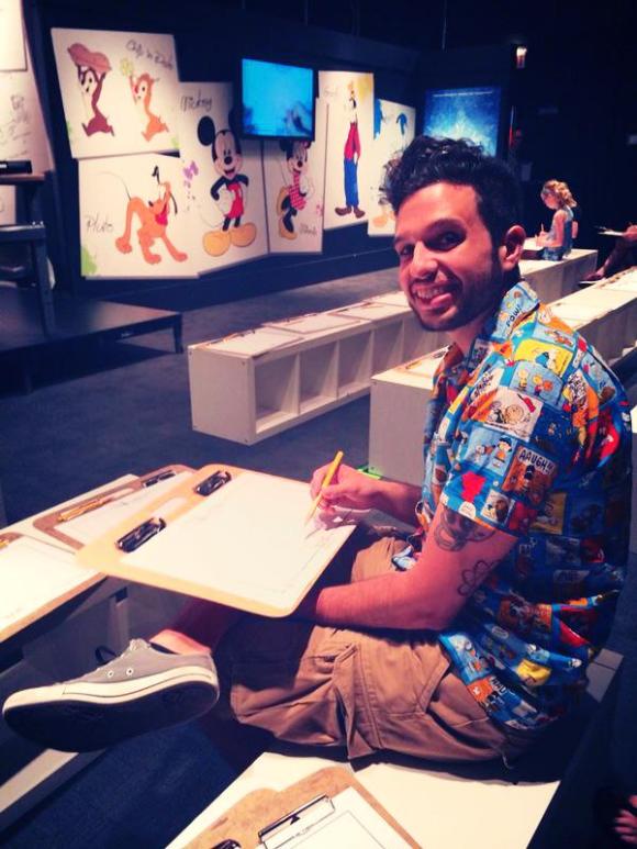 Disney's Illustration Workshop at the Museum of Science and Industry!